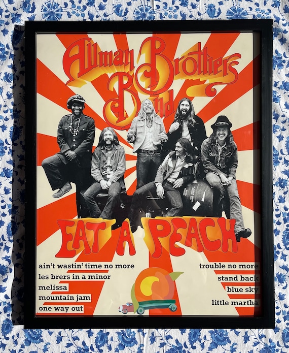 Allman Brothers Band Poster | Eat a Peach Poster | Glossy Poster
