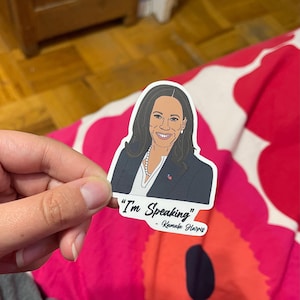Kamala harris “I’m speaking” sticker