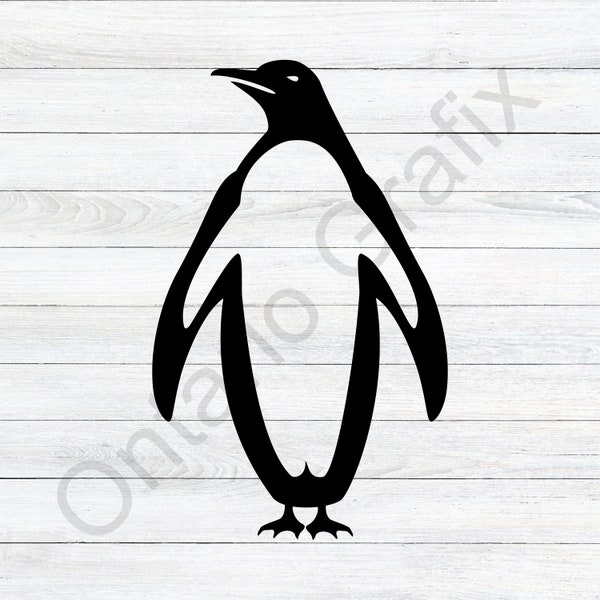 Penguin svg, Penguin silhouette Svg, Emperor Penguin Svg, King Penguin, Ocean Svg, clipart, vector, eps, pdf, png