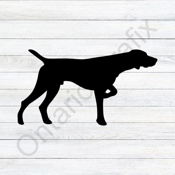 Pointer Dog Svg, Pointer Dog Silhouette svg, Vizsla, German Shorthaired Pointer, GSP, Bird Dog, Gun Dog, Hunting Dog, clipart, vector, eps