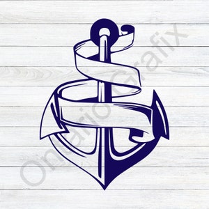 Anchor Svg, Nautical SVG, boat anchor svg, ship anchor, naval anchor, svg, cut file, design, dxf, clipart, vector, icon, eps, pdf, png