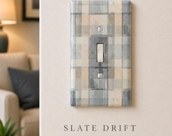 Slate Drift - Light Switch Cover
