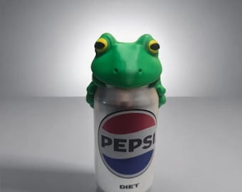 Frog Can Cover: 3D Printed Drink Protector - Bug & Fly Prevention