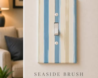 Seaside Brush – Lichtschalterabdeckung, Doppelsteckdose, Kippschalterabdeckungen