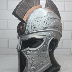 3D Printed Spartan Helmet Headphone Stand: Geeky Desk Decor image 8