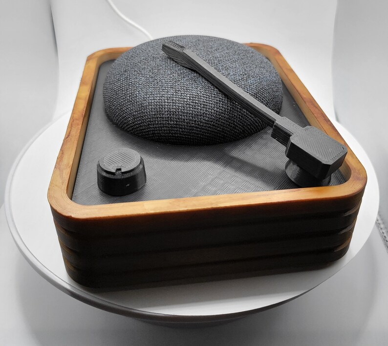 Retro Record Player Google Nest Mini Holder google Nest Not Included Etsy