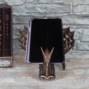 3D Printed Dragon Book Holder: Gothic Fantasy Book Stand