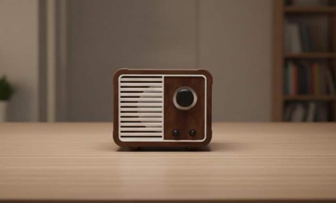 Google Nest Mini Retro Radio Stand: 3D Printed Wood Look - Etsy
