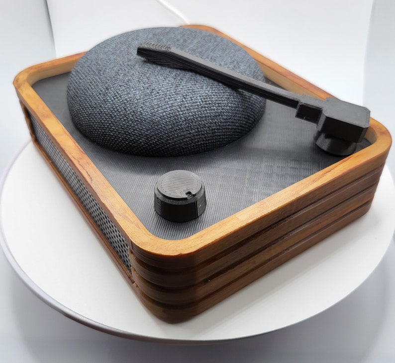 Retro Record Player Google Nest Mini Holder google Nest Not Included Etsy