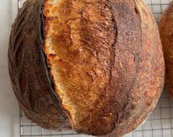 Organic sourdough bread