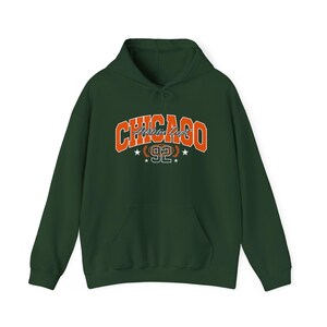 Chicago Illinois Hoodie, Vintage Chicago Hoodie for Women and Men unisex State Hoodie, Chicago Lover Sweatshirt, Chicago hoodie gift for her