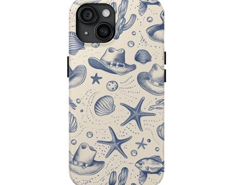 Etui na telefon Coastal Cowgirl: Ochronne etui na iPhone'a w stylu plażowego westernu