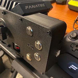 Fanatec CSL DD Button Box / STL Files / 3D Print Sim Racing Button Box / Arduino Button Box Sim Race Accessory