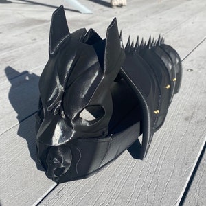 Spike Dog Armor Set - 3D Printed Cosplay Gear for Dogs | For Small-Medium Dogs/Cats| Pet Accessory | Batman Armor for Dogs and Cats