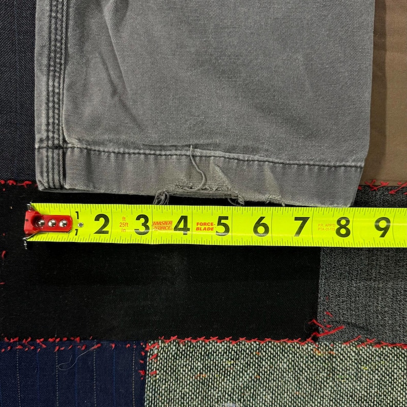 Vintage 2000s Carhartt Relaxed Double Knees Work Pants Faded Utility Canvas image 7