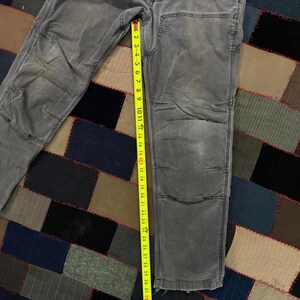 Vintage 2000s Carhartt Relaxed Double Knees Work Pants Faded Utility Canvas image 5