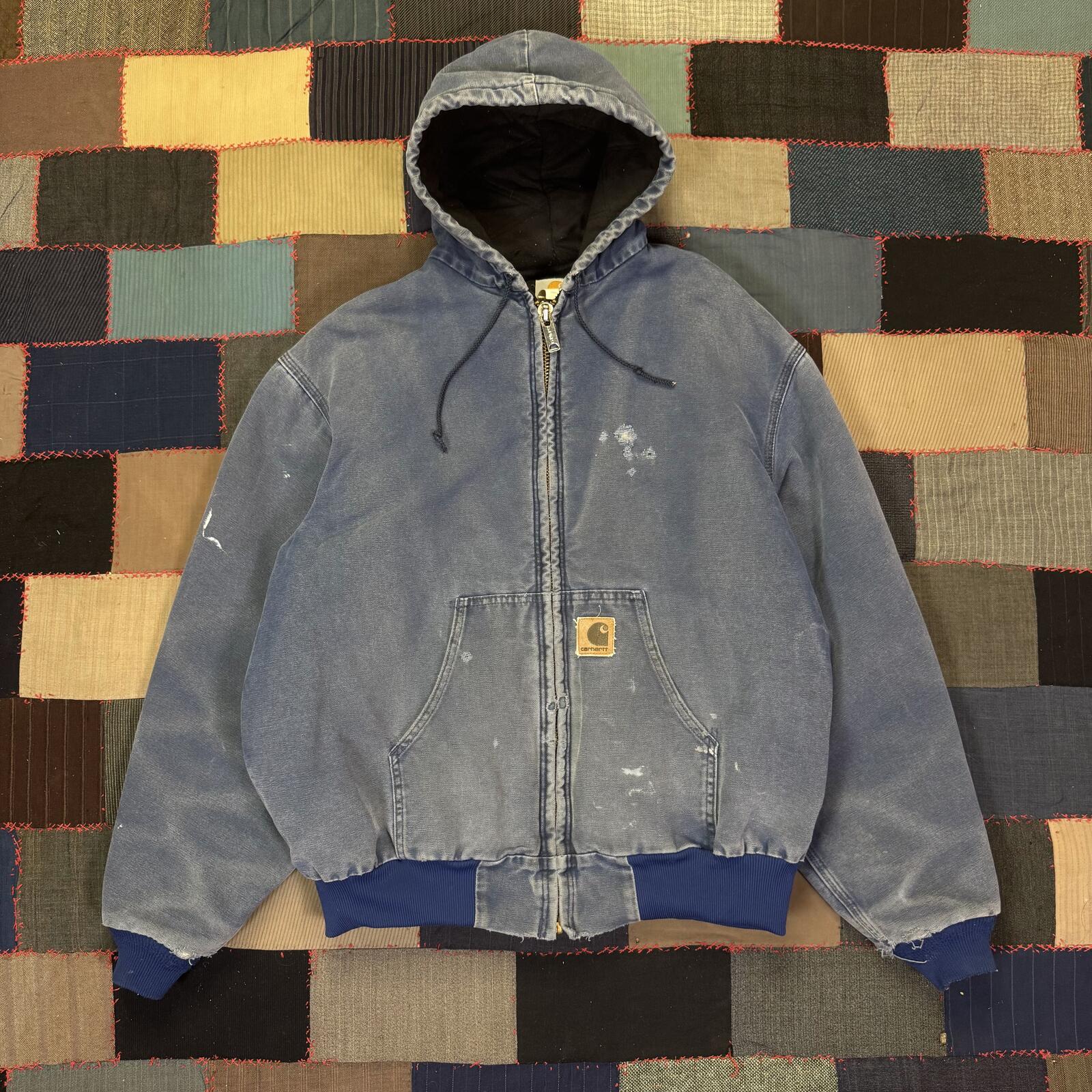 Carhartt Duck Jacket Blue - Etsy display picture 1