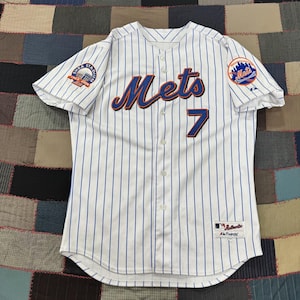 Majestic Mets Jersey - Etsy
