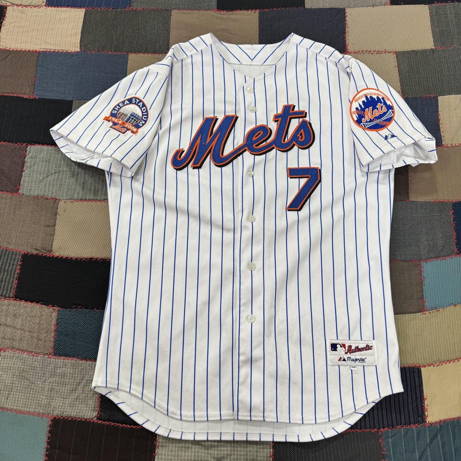 Majestic Mets Jersey - Etsy