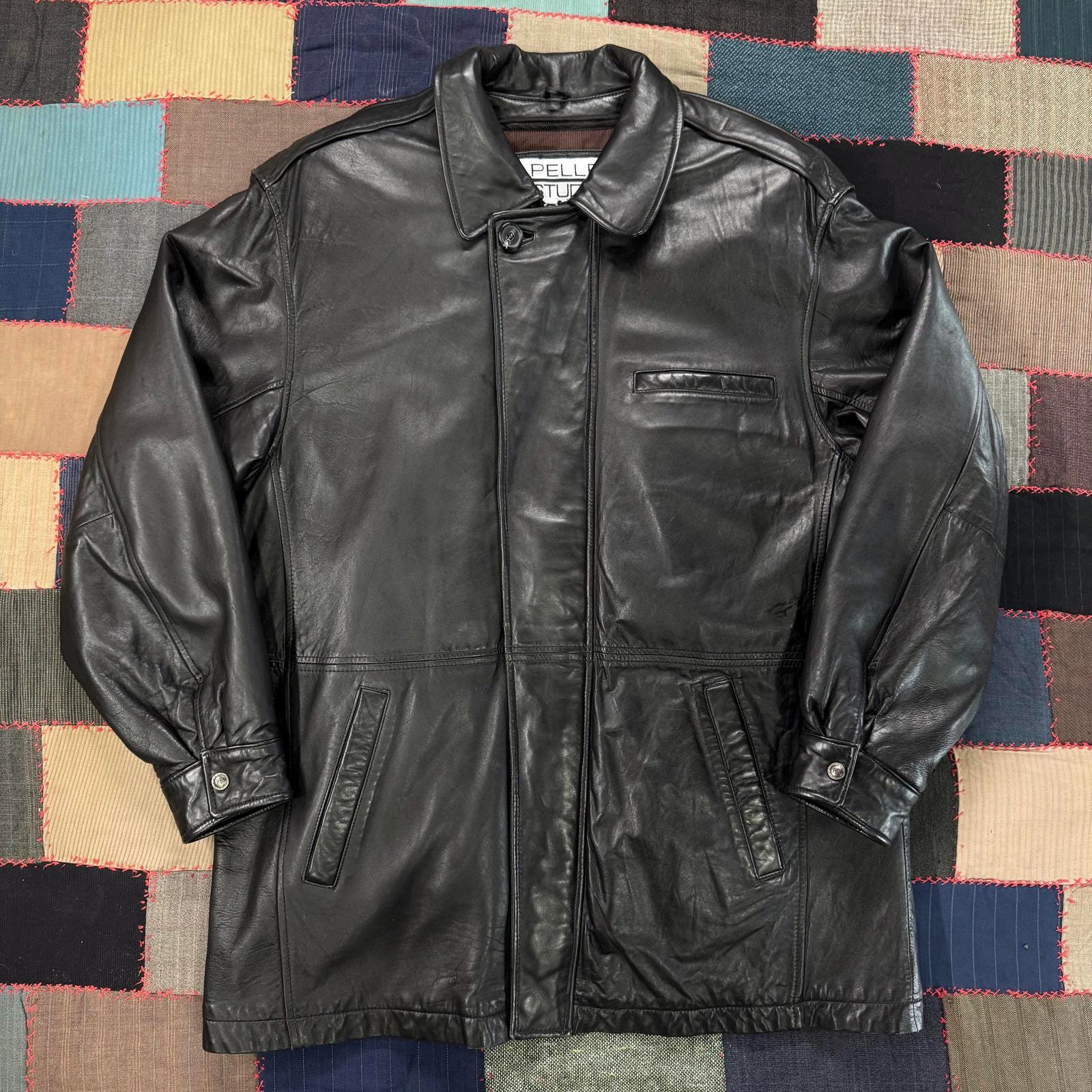 Long Leather Coat Wilsons Thinsulate - Etsy