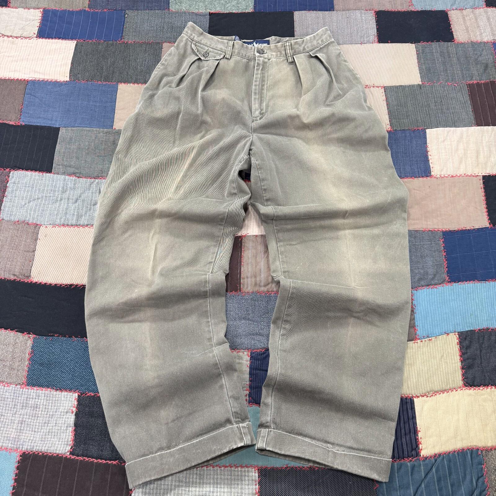Vintage Ralph Lauren Trousers Pleat - Etsy
