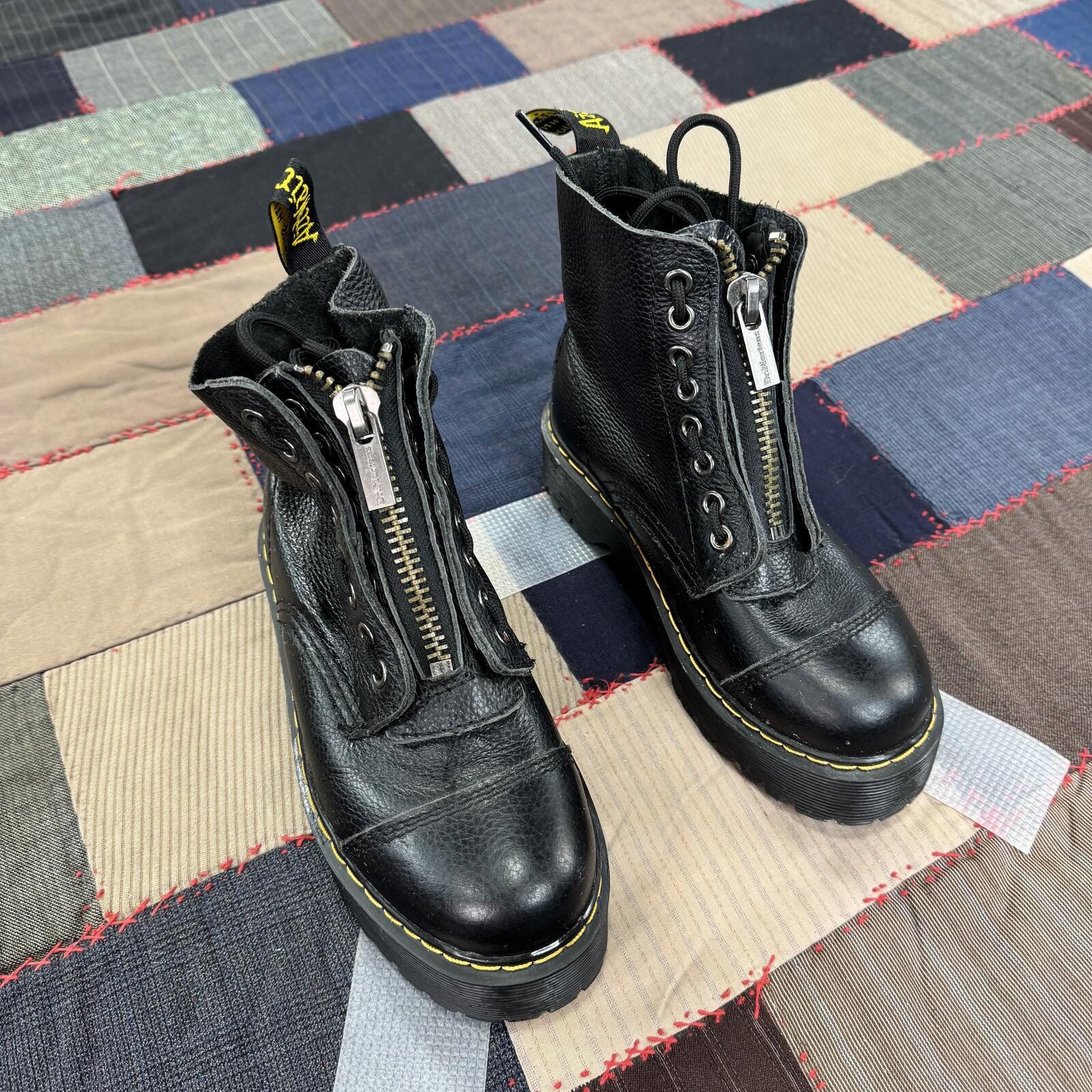 Dr Martens Zip Boots - Etsy