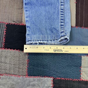 Vintage 90s True Religion Jeans Blue Denim Slim Horseshoe Embroidery USA Made 30 image 3