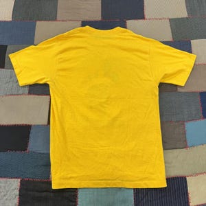 Vintage 70's South Dakota State University Mickey Mouse T-Shirt Yellow USA Large image 5