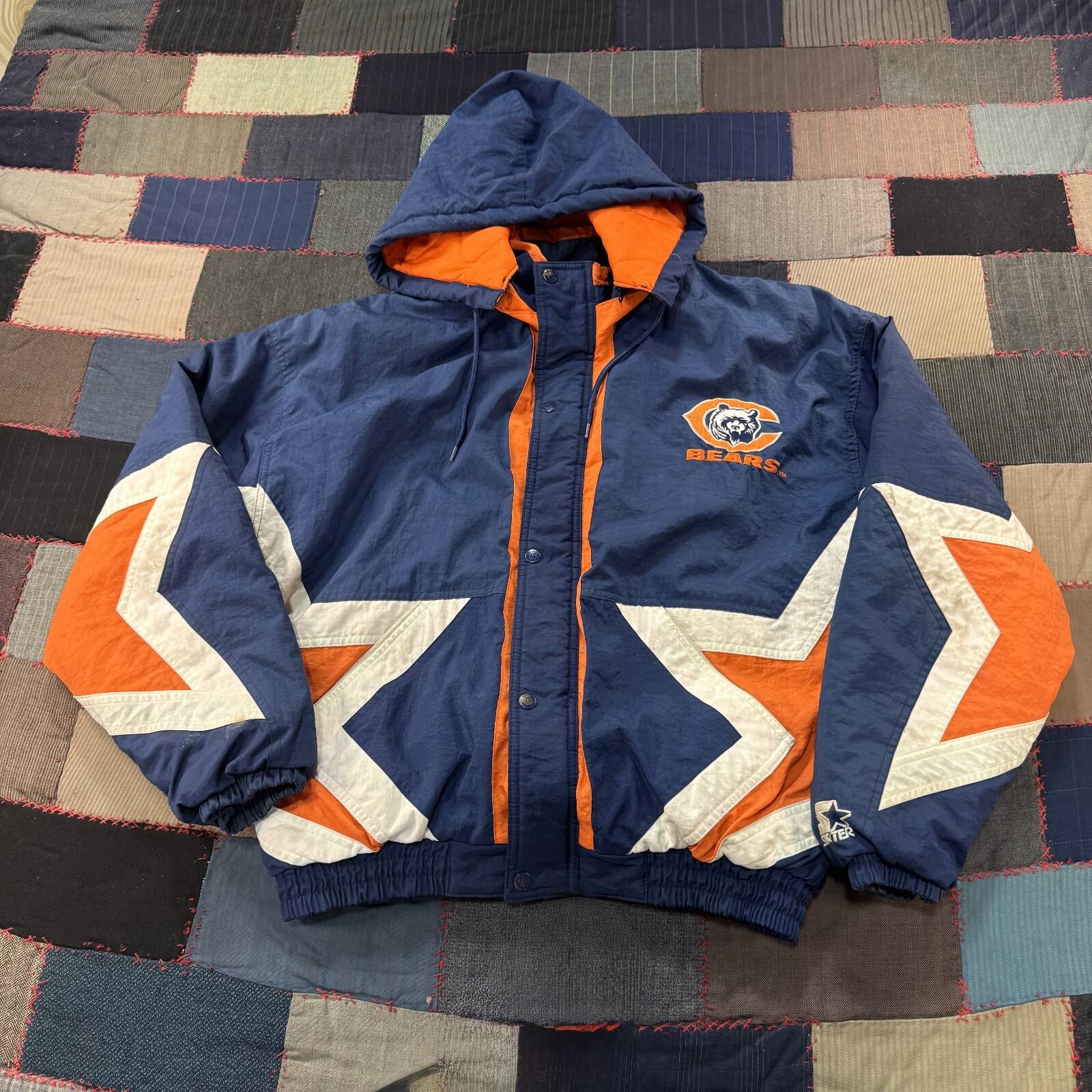 Vintage 90s Chicago Bears Starter Jacket - Etsy