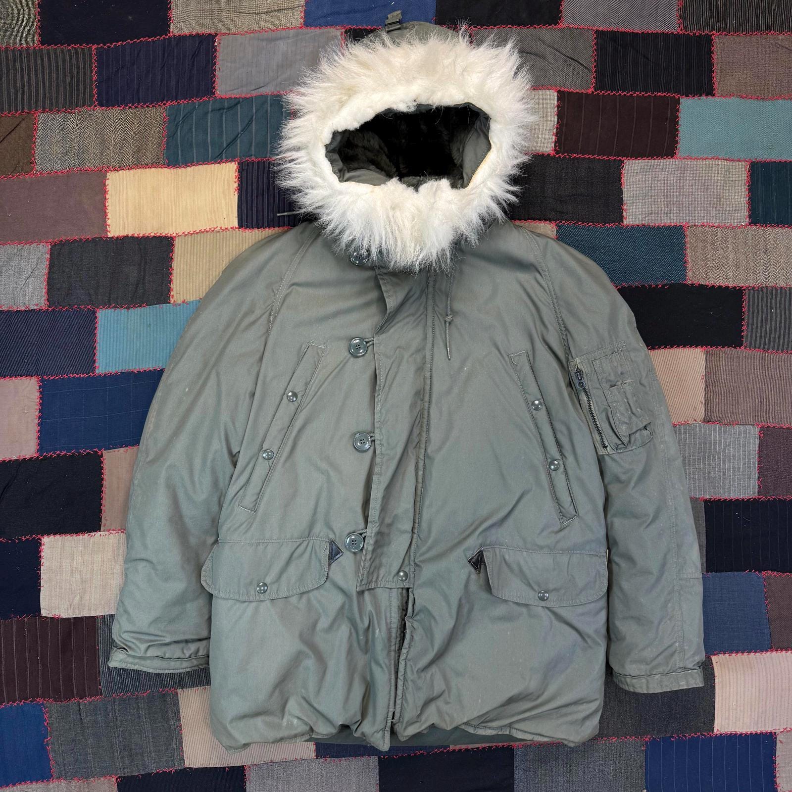 ジャケット・アウター 00s archive y2k SLY N-3B militaryblouson Alpha Industries Men's N-3B Parka (XS, Sage) at Amazon Men's