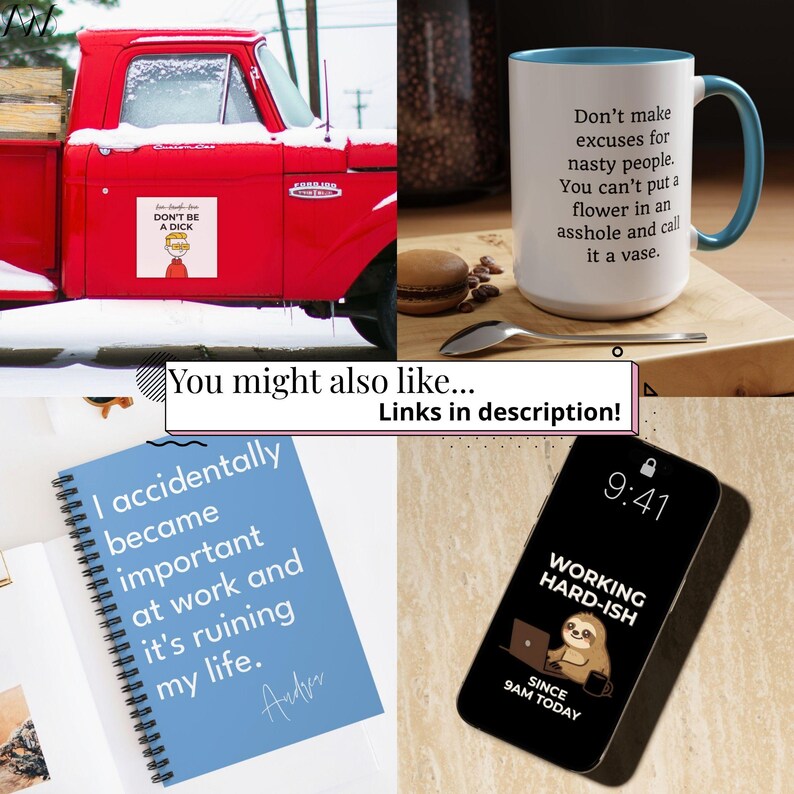 Funny Sarcastic Work Mug: I Accidentally Became Important image 9