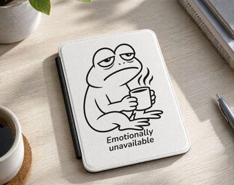 Emotionally Unavailable Phone Case Funny Frog Tough iPhone Cover Sarcastic Samsung Case Introvert Gift Grumpy Frog Meme Antisocial Case