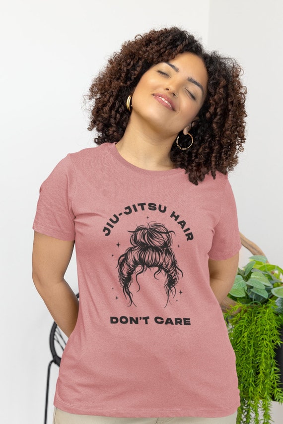 Jiu-Jitsu Hair Don't Care Cute T-Shirt Jiu-Jitsu Hair Don't Care Cute T-Shirt