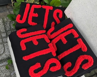 Custom Chenille Yarn Embroidery Sweatshirt – Custom Team Spirit Crewneck  – Team Spirit Shirt, Chenille Patch Sports Team Sweatshirt