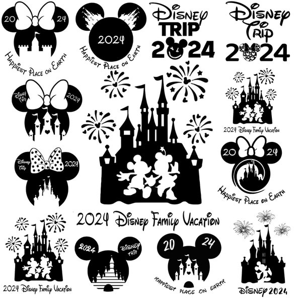 2024 Family Dis neyAdventure PNG Collection, Matching Mouse Couple SVG, Family Holiday Png, Enchanted Kingdom Png, Vacation Mode Svg Bundle