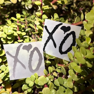 Décalcomanie en vinyle The Weeknd XO, imperméable et résistante aux UV