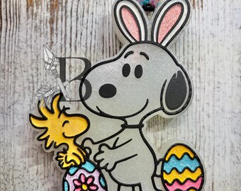 Easter Beagle Car Freshie: Handmade Scented Air Freshener