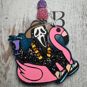 Floating Scream Car Freshie: Handmade Halloween Themed Air Freshener
