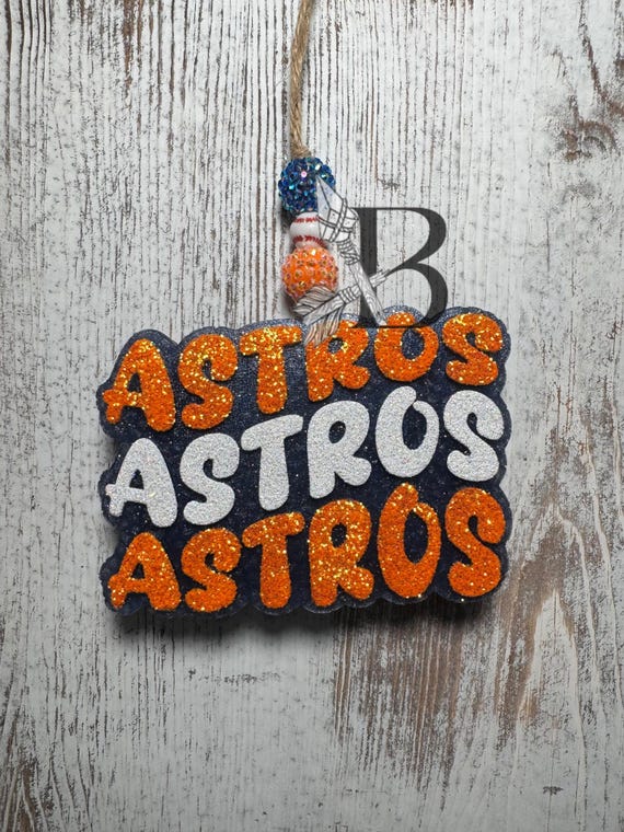 Astros Car Freshie: Handmade Scented Air Freshener - Etsy