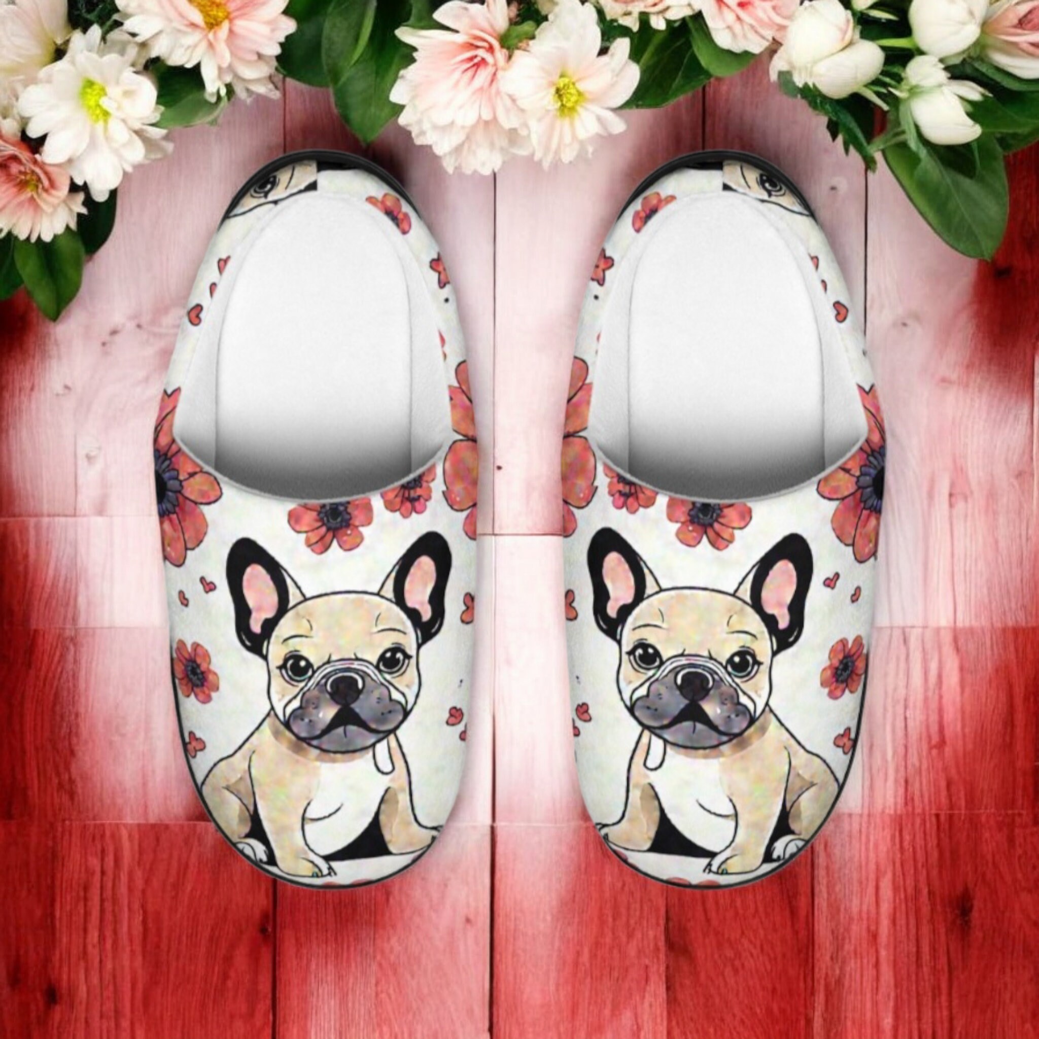 French Bulldog Slippers Etsy