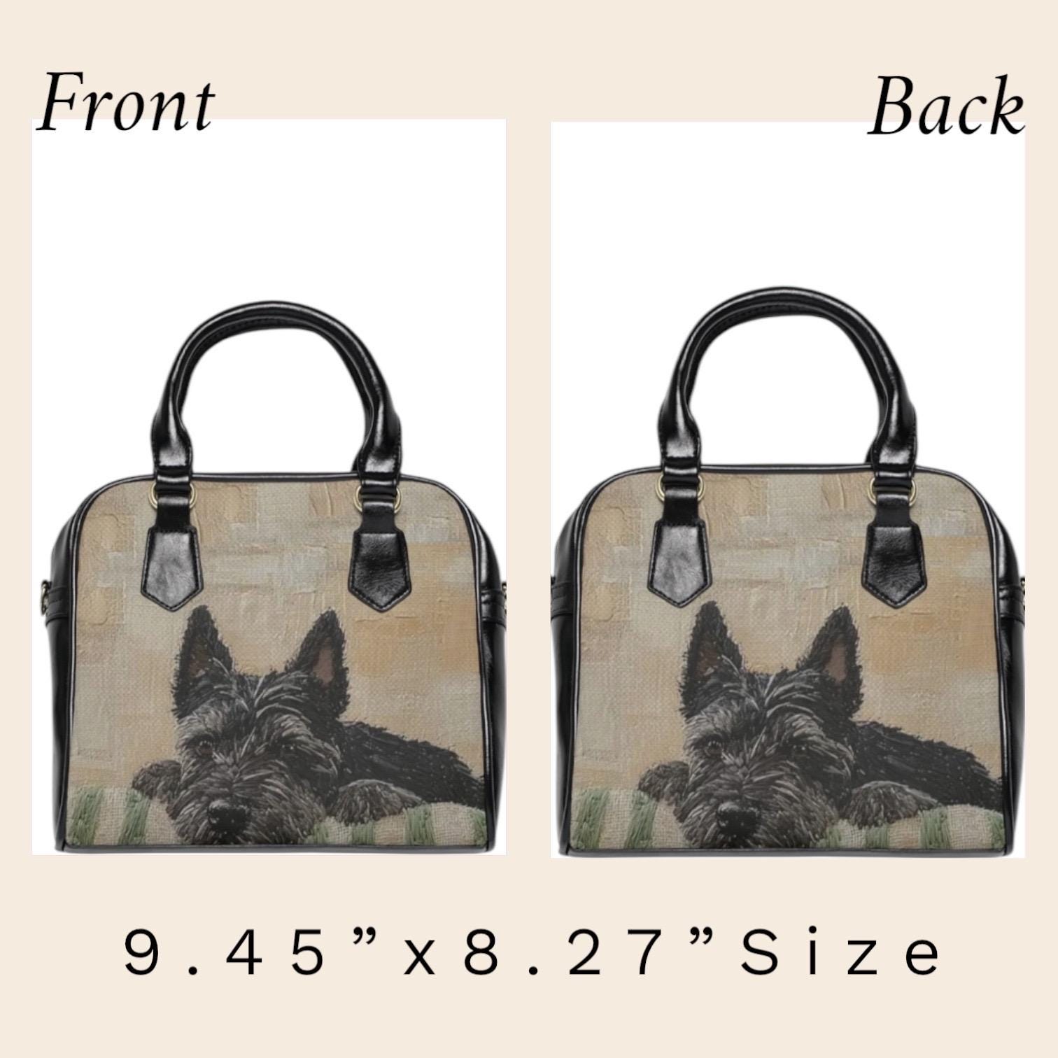 Scottish Terrier Crossbody Bag, Scottie Dog Purse, Scotty Dog Mom