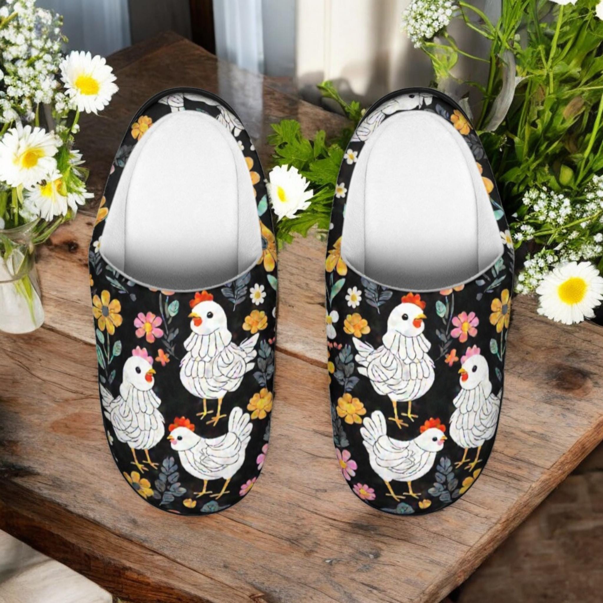Chicken House Slippers Etsy