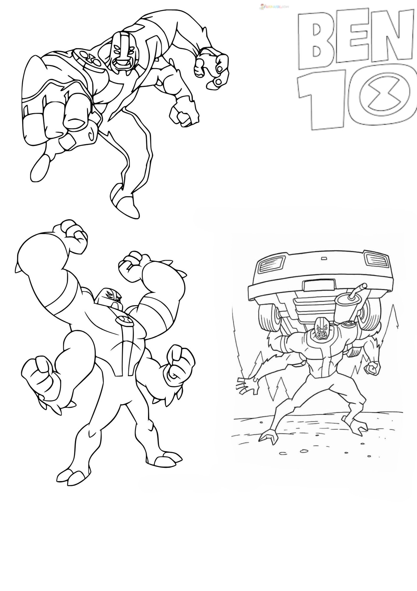 Ben 10 Classic Coloring Book - Etsy