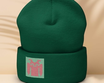 Valorant Killjoy KJ Cosplay Grün Gestickte Mütze mit Cuffed