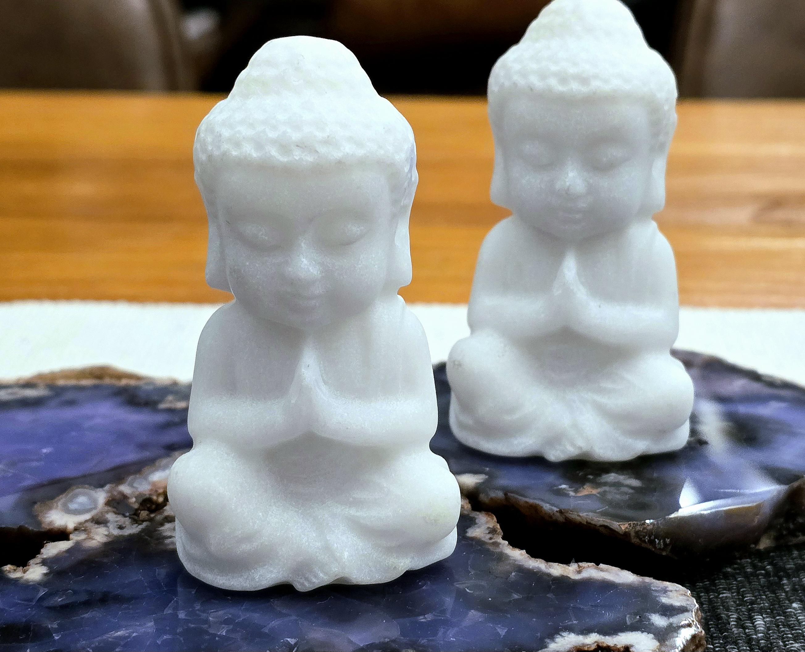 白い翡翠 花の彫刻 オブジェ 白翡翠の彫刻 - Etsy 日本