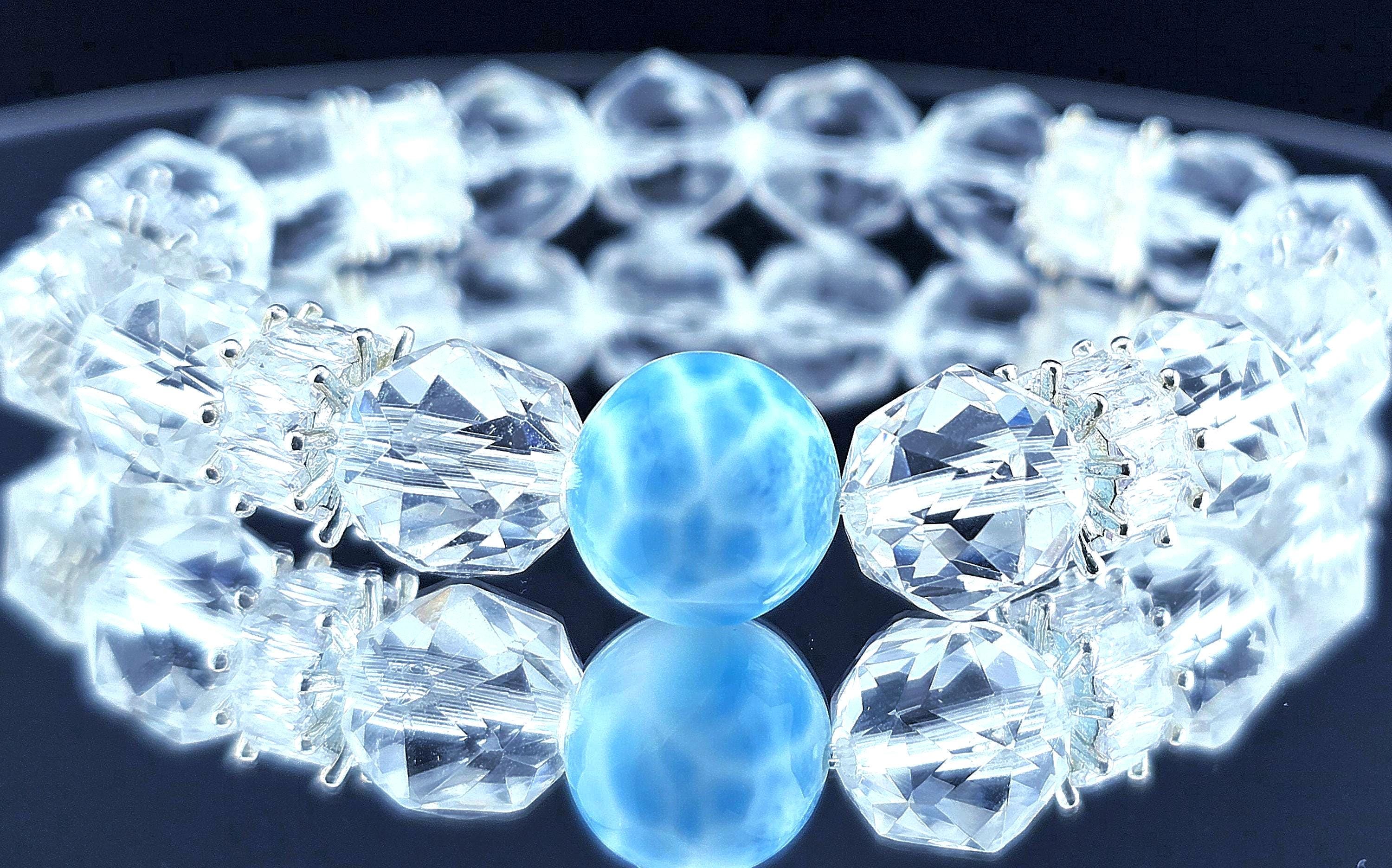 Larimar Bracelet High Quality - Etsy Hong Kong