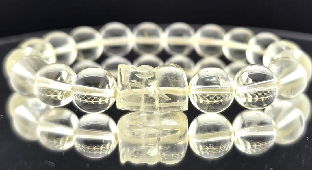 強力なシトリン貔貅の富のブレスレット：富と繁栄の風水ギフト - Etsy 日本