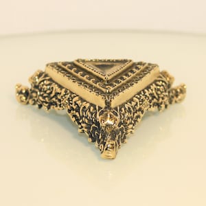 Tibetan Buddhism, Stand for phurba, brass.
