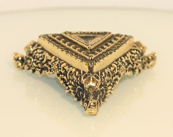 Tibetan Buddhism, Stand for phurba, brass.