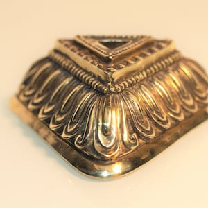 Tibetan Buddhism, Stand for phurba, brass.